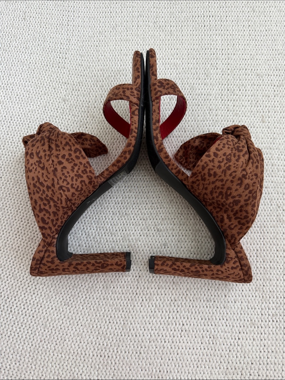New York and Company Gerri Heels Animal Print Size 6.5 - Picture 4 of 8